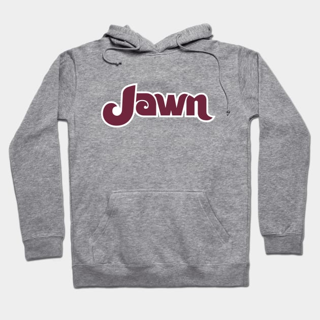 Jawn retro - White Hoodie by KFig21